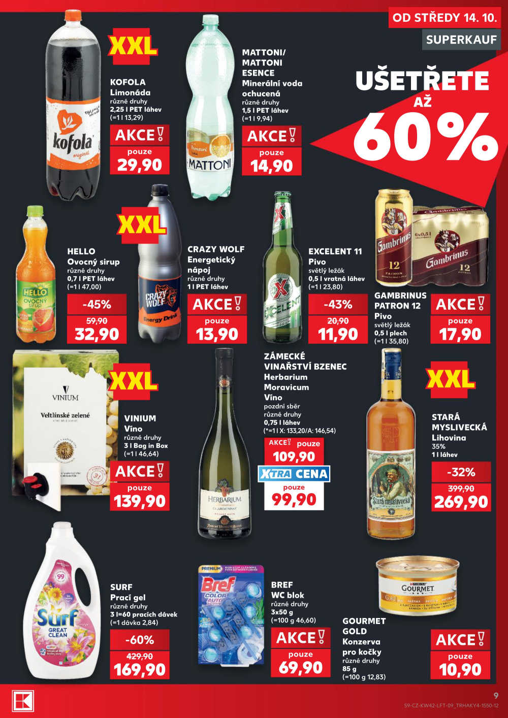 Leták Kaufland leták Praha 6 - Podbaba - strana 9