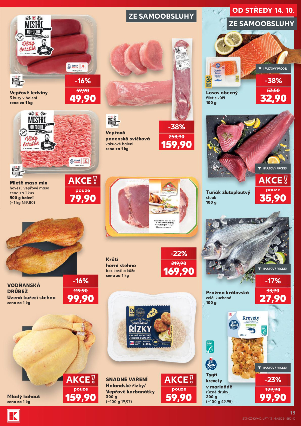 Leták Kaufland leták Praha 3 - Jarov - strana 13