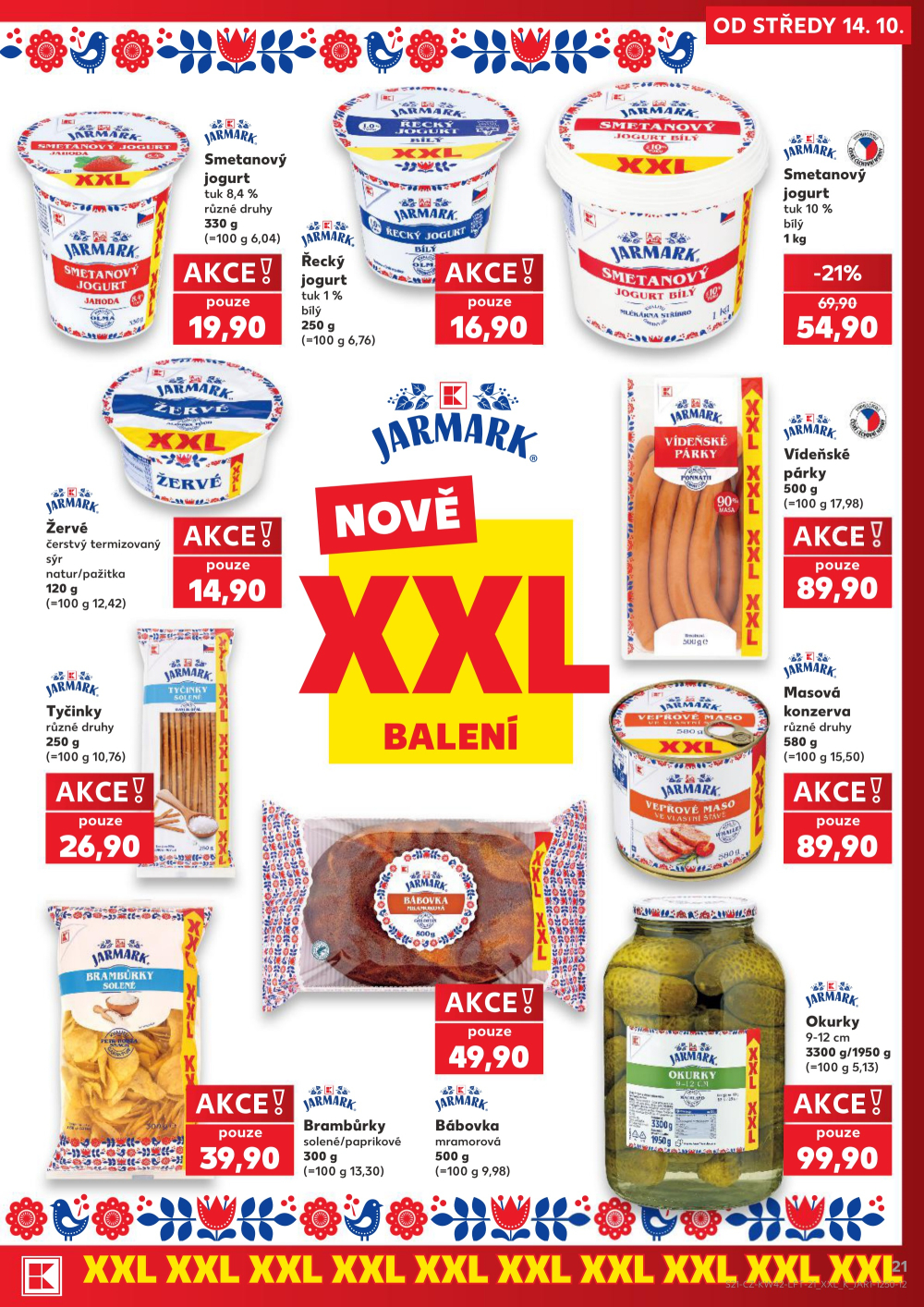 Leták Kaufland leták Praha 3 - Jarov - strana 21