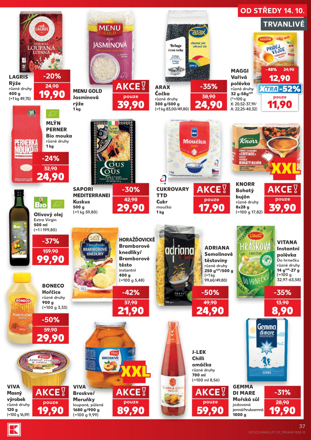 Leták Kaufland leták Praha 3 - Jarov - strana 37