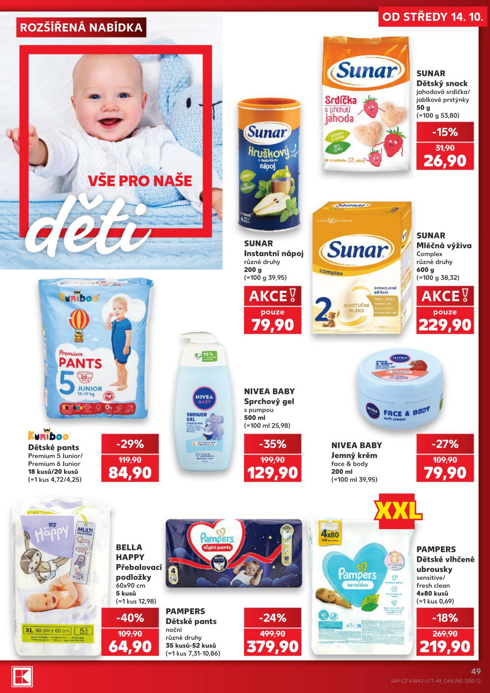 Leták Kaufland leták Praha 3 - Jarov - strana 49