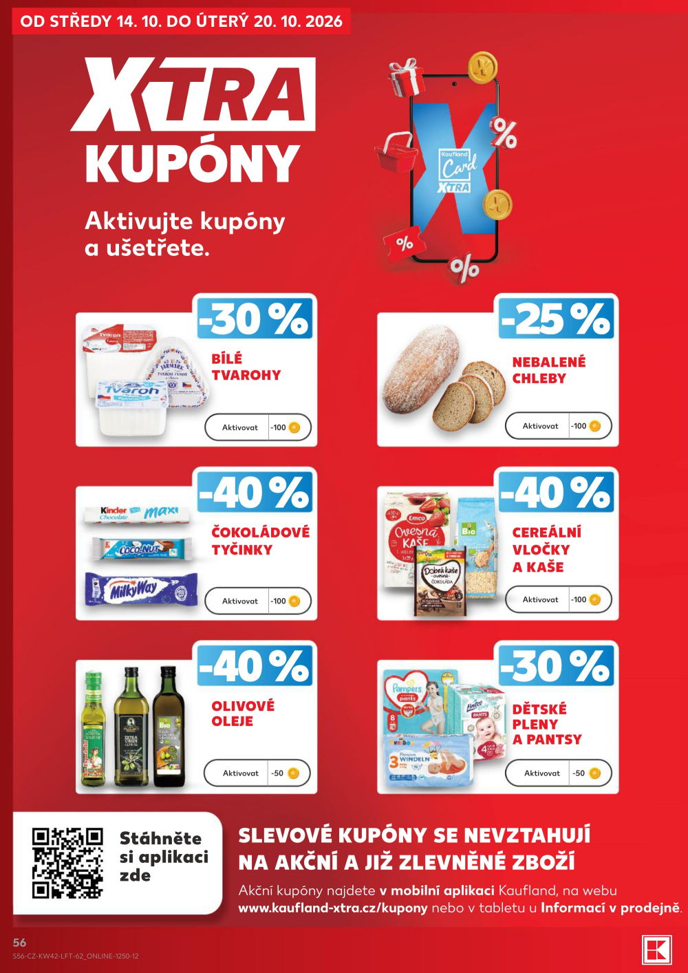 Leták Kaufland leták Praha 3 - Jarov - strana 56