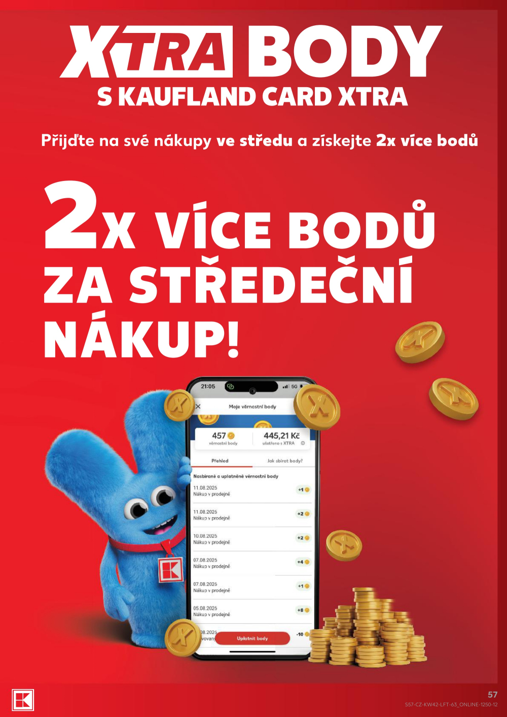Leták Kaufland leták Praha 3 - Jarov - strana 57