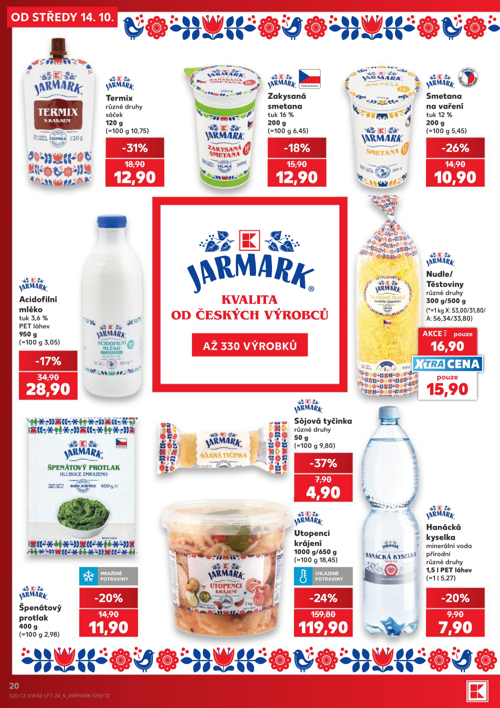 Leták Kaufland leták Praha 4 - Modřany - strana 20