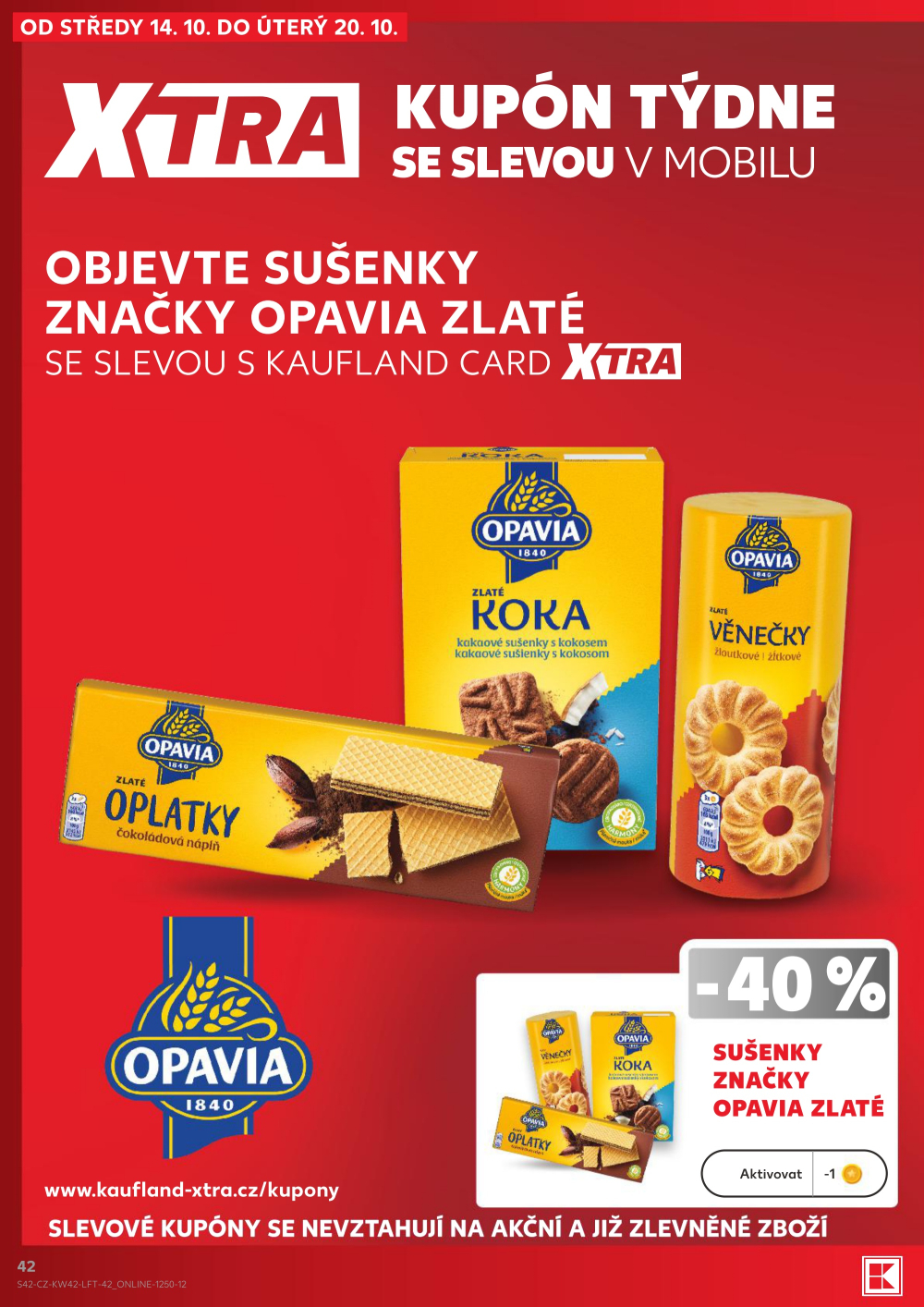 Leták Kaufland leták Praha 4 - Modřany - strana 42