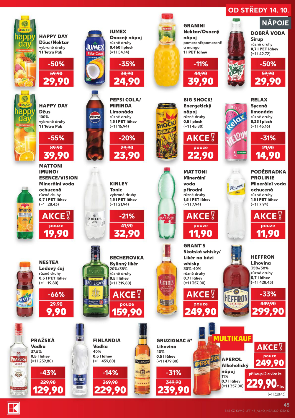 Leták Kaufland leták Praha 4 - Modřany - strana 45