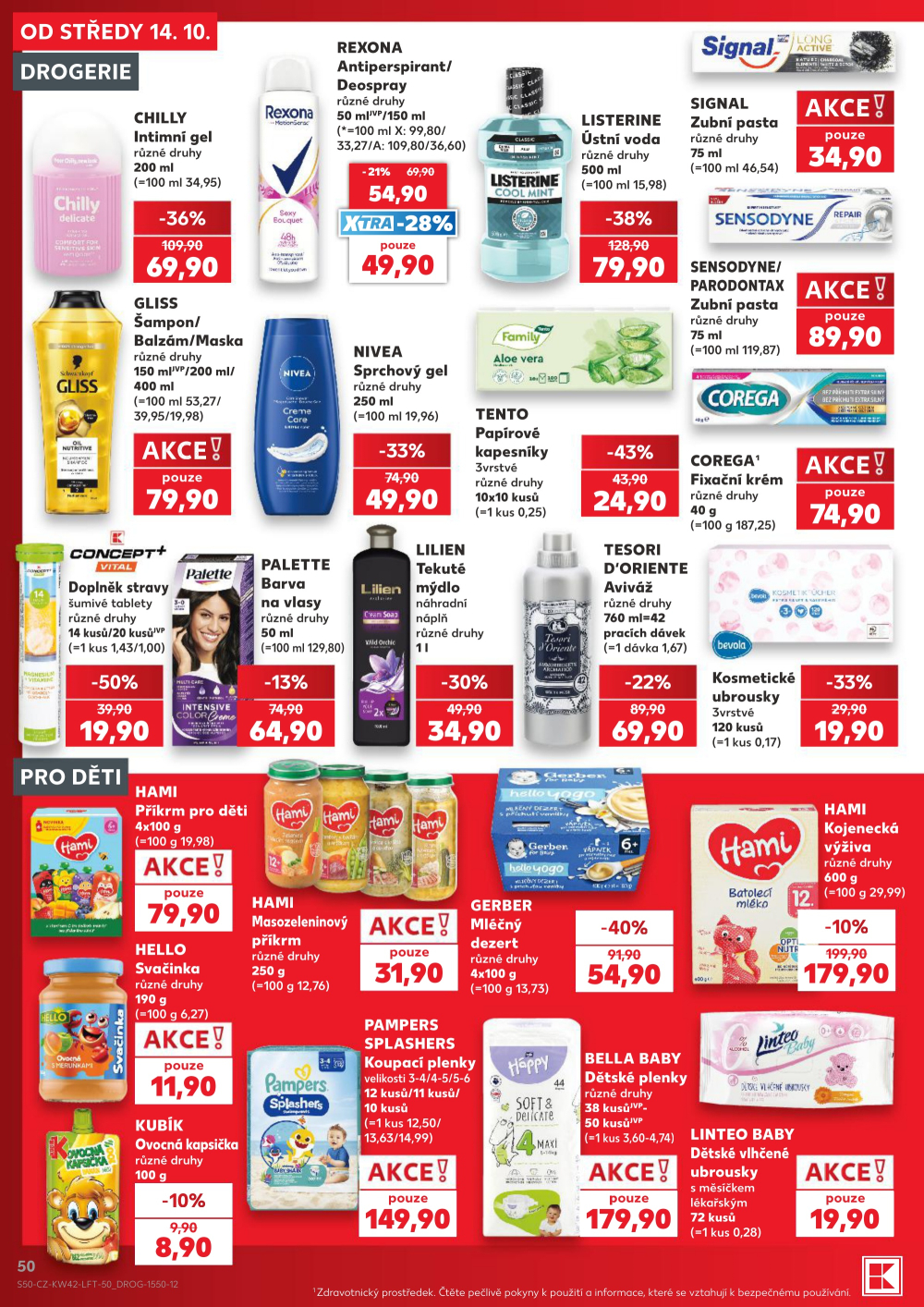 Leták Kaufland leták Praha 4 - Modřany - strana 50