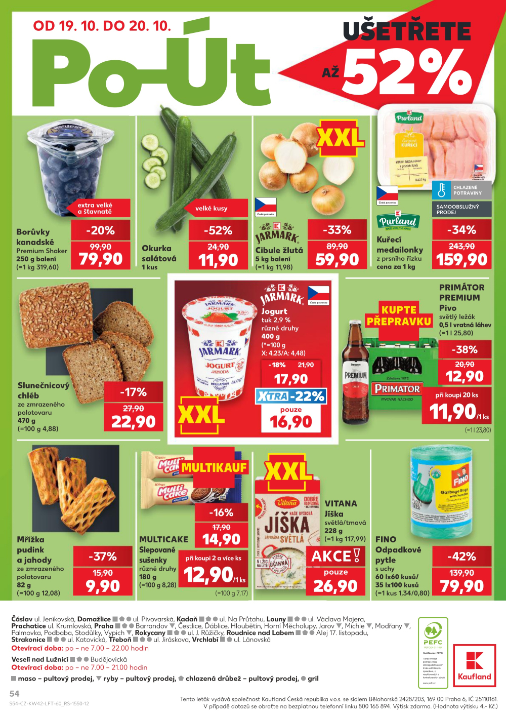 Leták Kaufland leták Praha 4 - Modřany - strana 54
