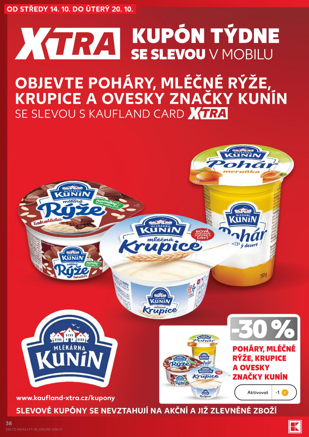 Leták Kaufland leták Praha 4 - Michle - strana 38