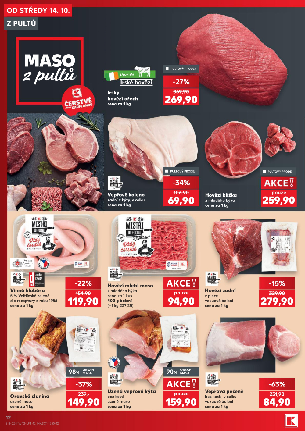 Leták Kaufland leták Příbram - strana 12