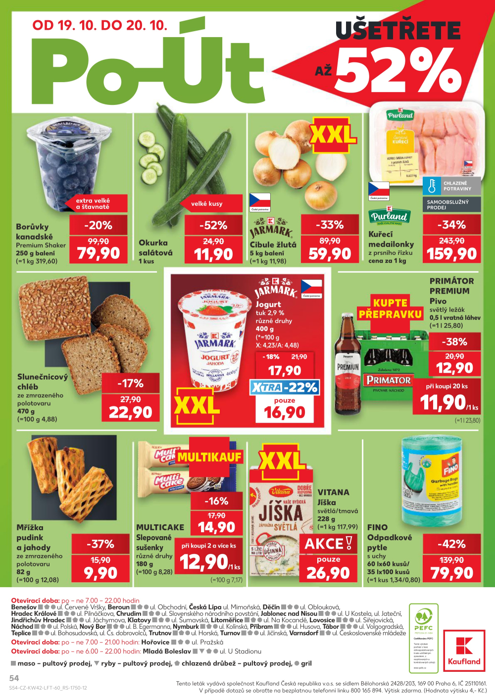 Leták Kaufland leták Příbram - strana 54