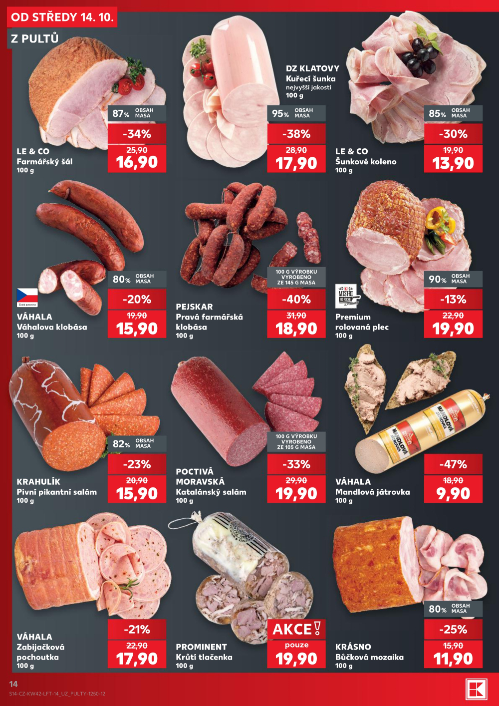 Leták Kaufland leták Praha 8 - Libeň - strana 14