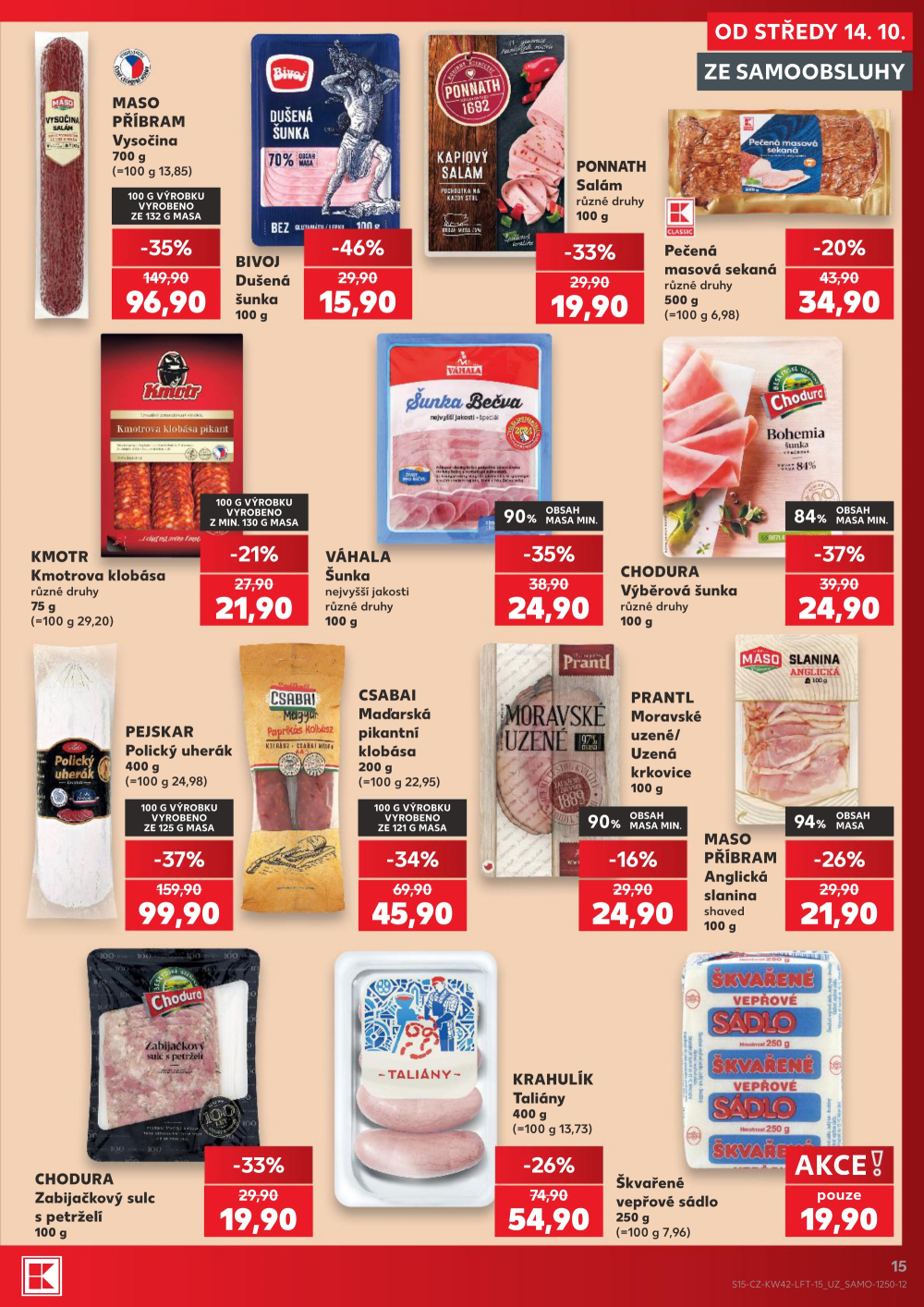 Leták Kaufland leták Praha 8 - Libeň - strana 15