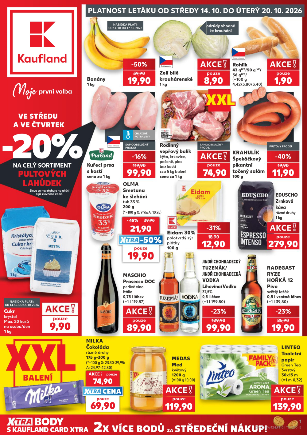 Leták Kaufland leták Pardubice - Višňovka - strana 1