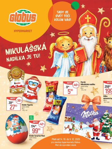 Globus leták - Mikulášská nadílka je tu!