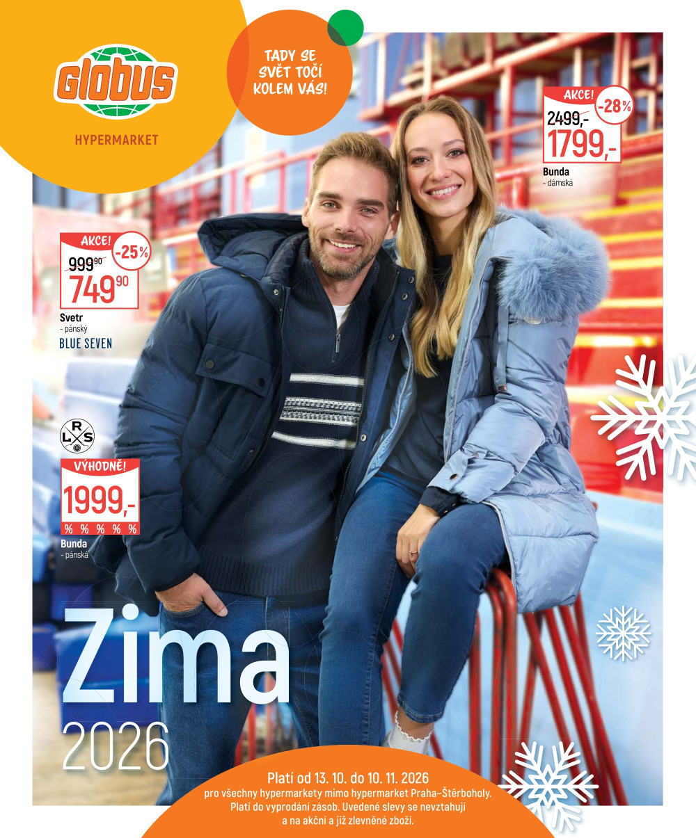 Leták Globus leták - Zima - strana 1