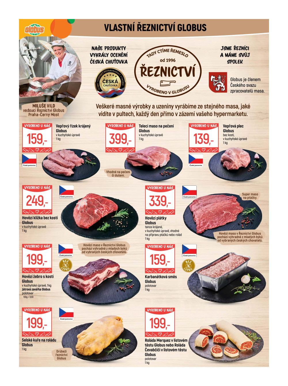Leták Globus leták Praha - Černý Most - strana 5