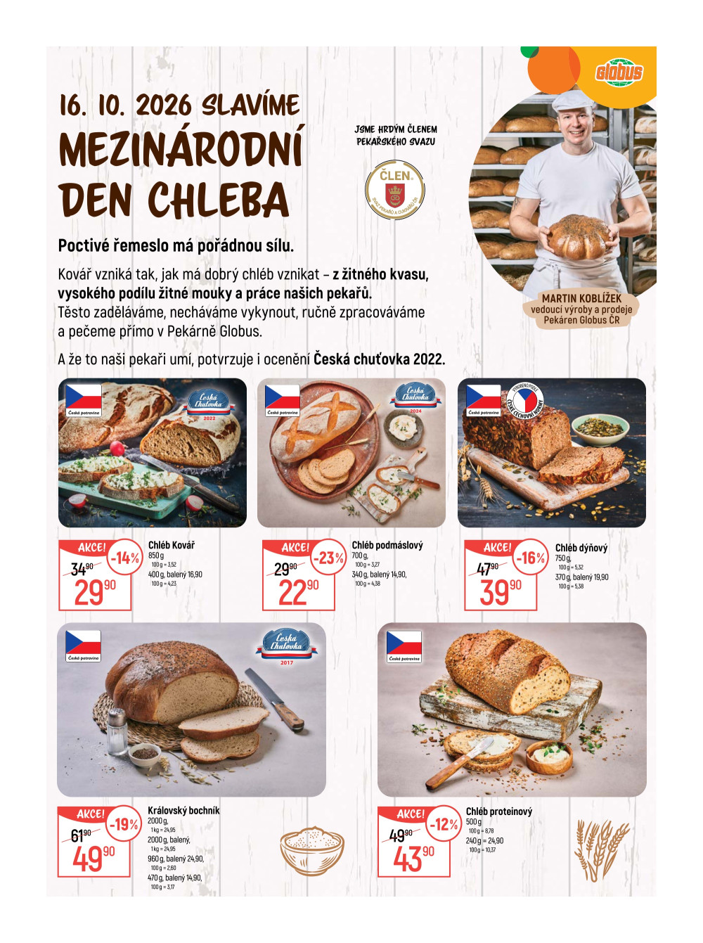 Leták Globus leták Praha - Černý Most - strana 8
