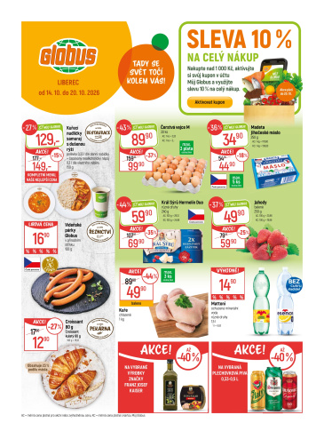 Globus leták Liberec
