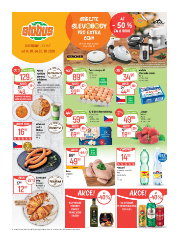 Globus leták Chotikov (Plzeň)