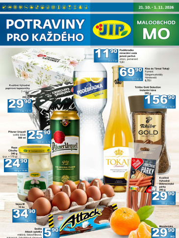 JIP leták maloobchod