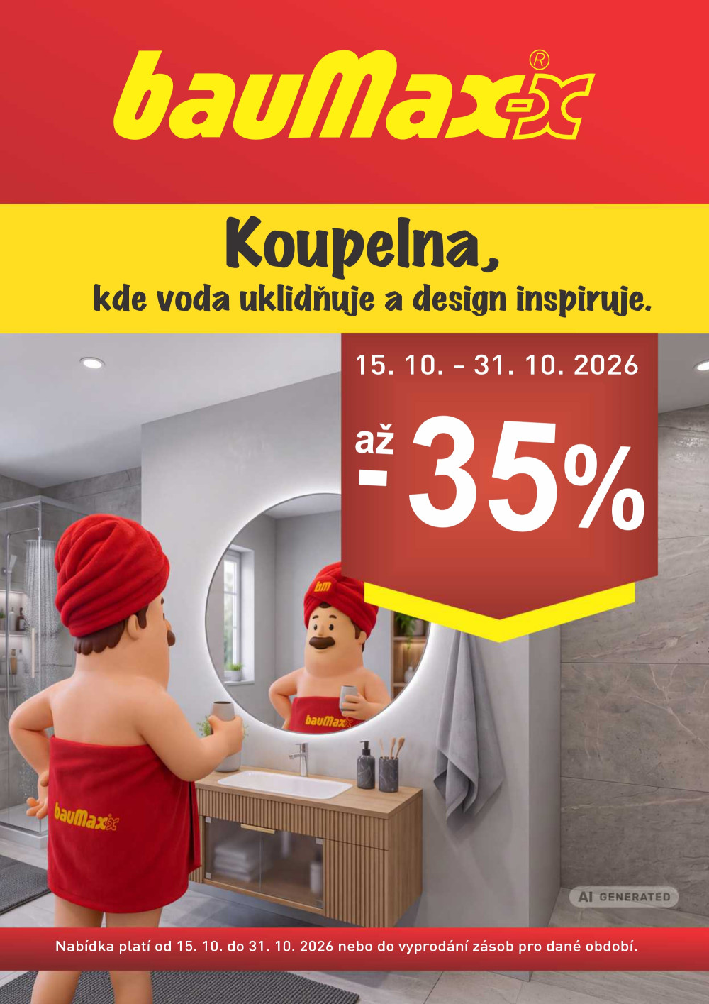 Leták Baumax leták - Koupelna - strana 1
