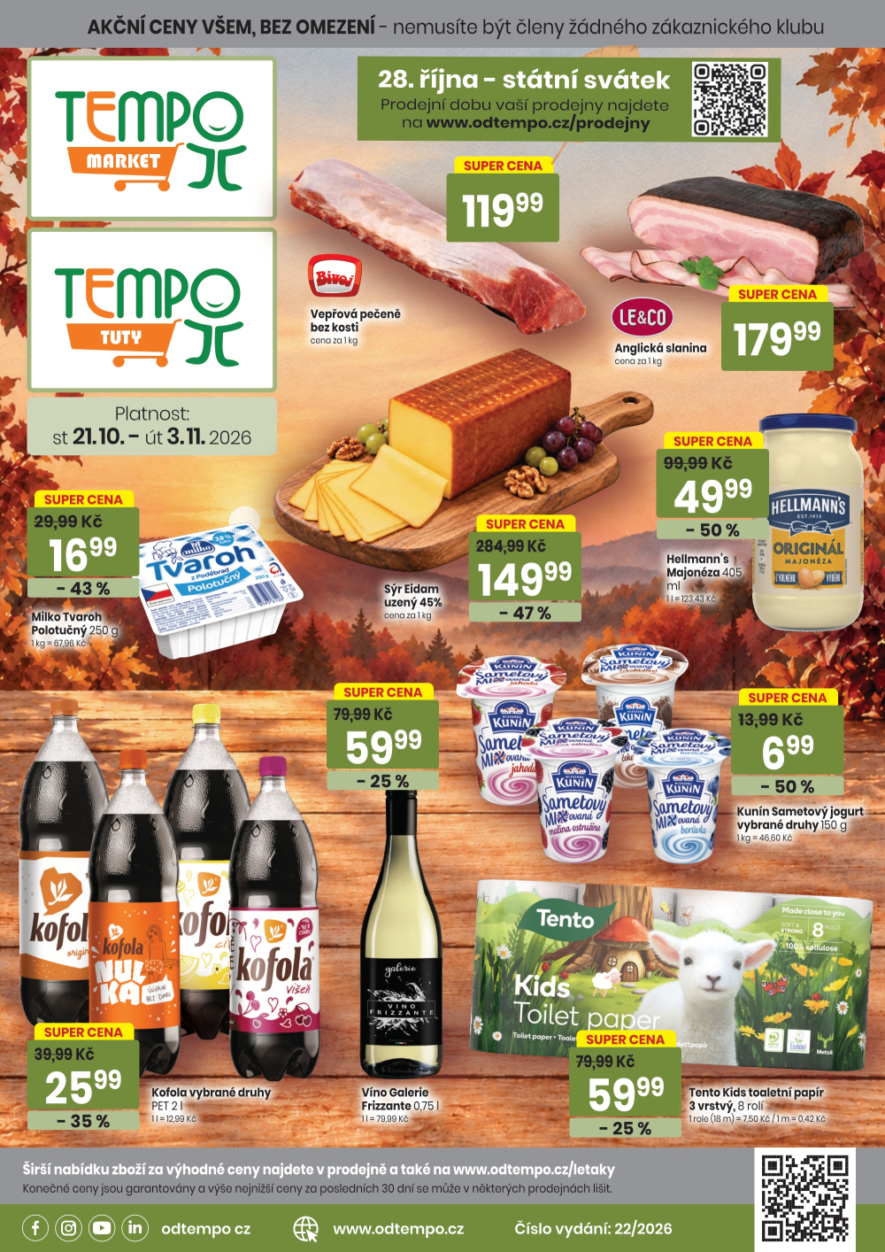 Leták TEMPO leták - strana 1