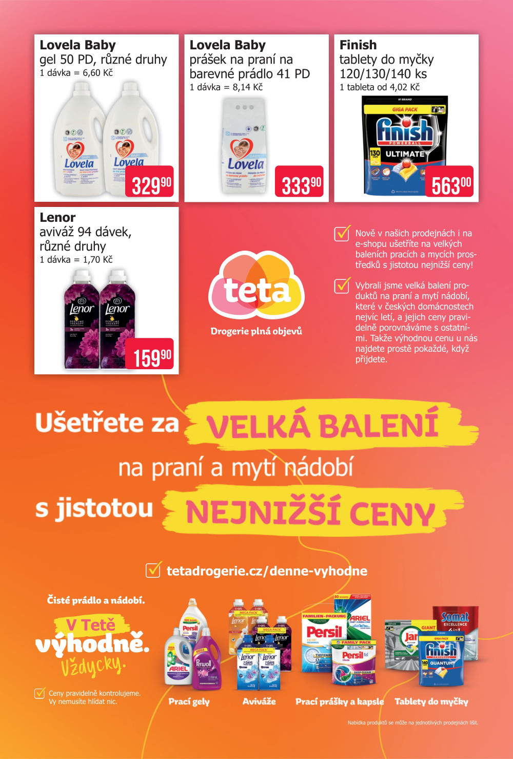 Leták Teta drogerie - Vždycky výhodně - strana 4