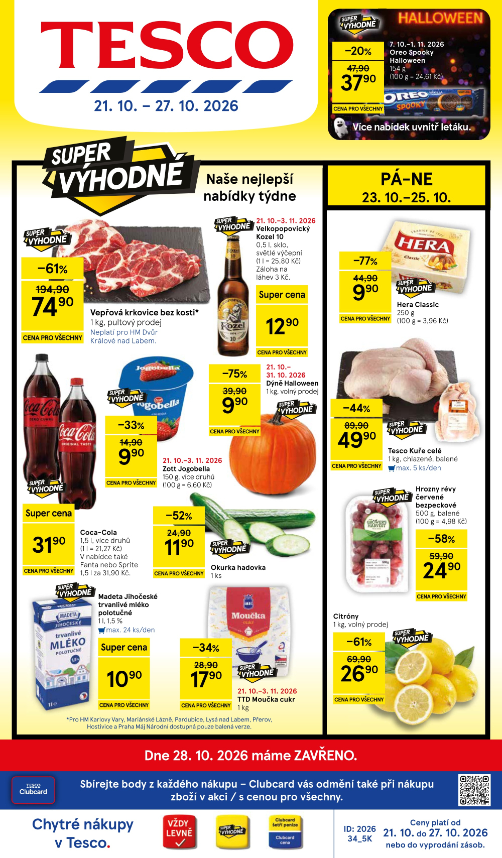 Leták Tesco hypermarket leták - strana 1