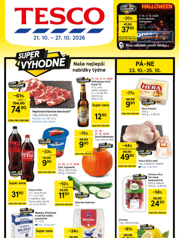 Tesco hypermarket leták