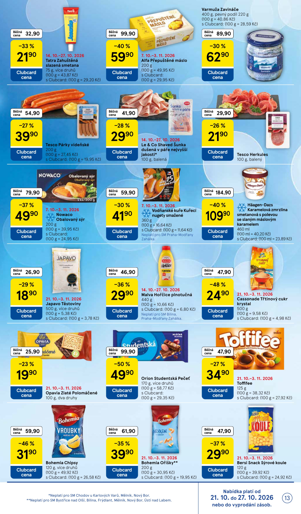 Leták Tesco supermarket leták - strana 13