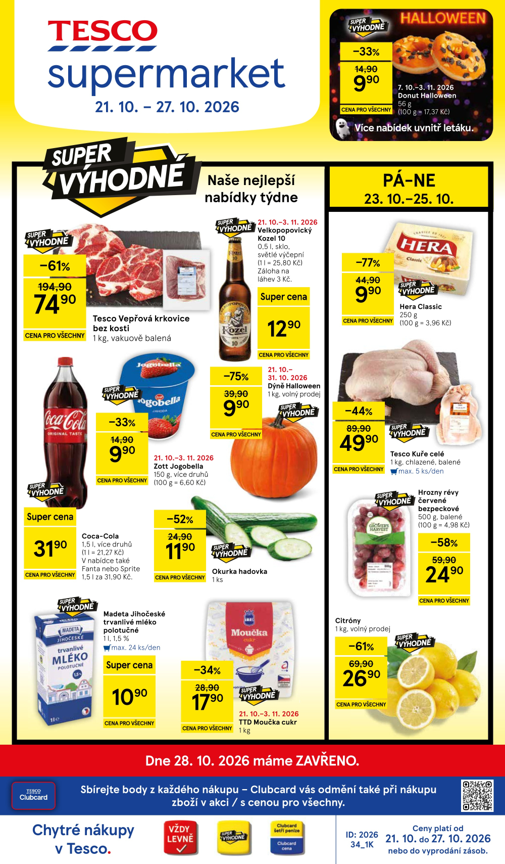 Leták Tesco supermarket leták - strana 1
