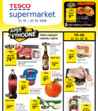 Akční leták Tesco supermarket 