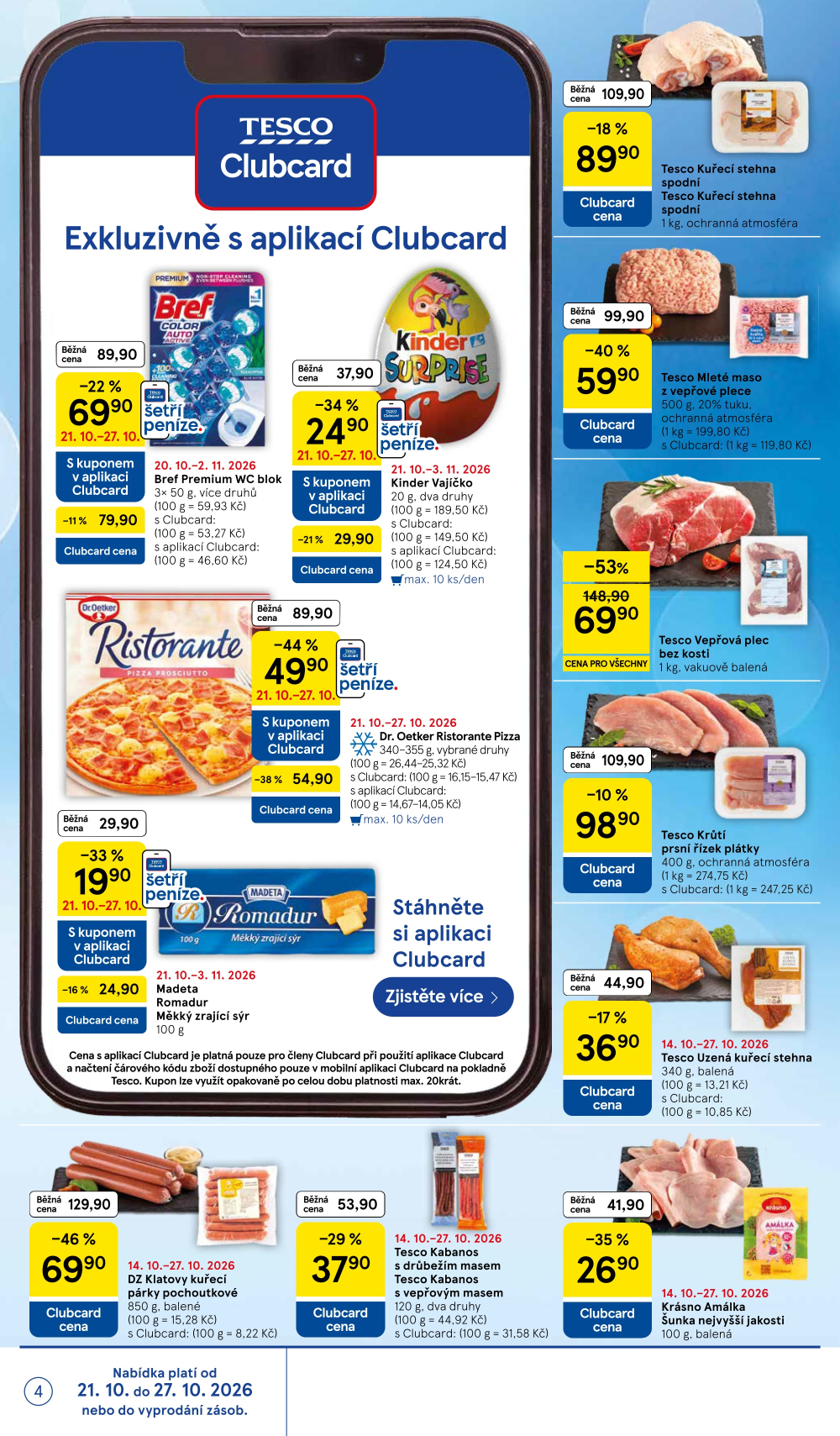 Leták Tesco supermarket leták - strana 4