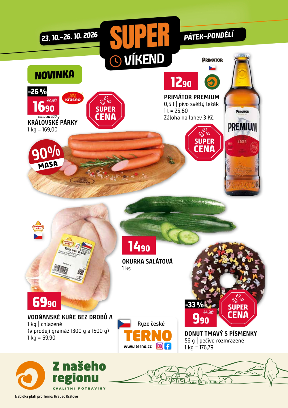 Leták Terno leták - Víkendovka Hradec Králové - strana 1
