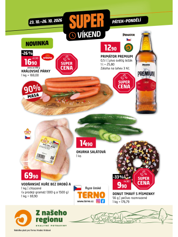 Terno leták - Víkendovka Hradec Králové