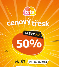 Akční leták Teta drogerie - Cenový třesk