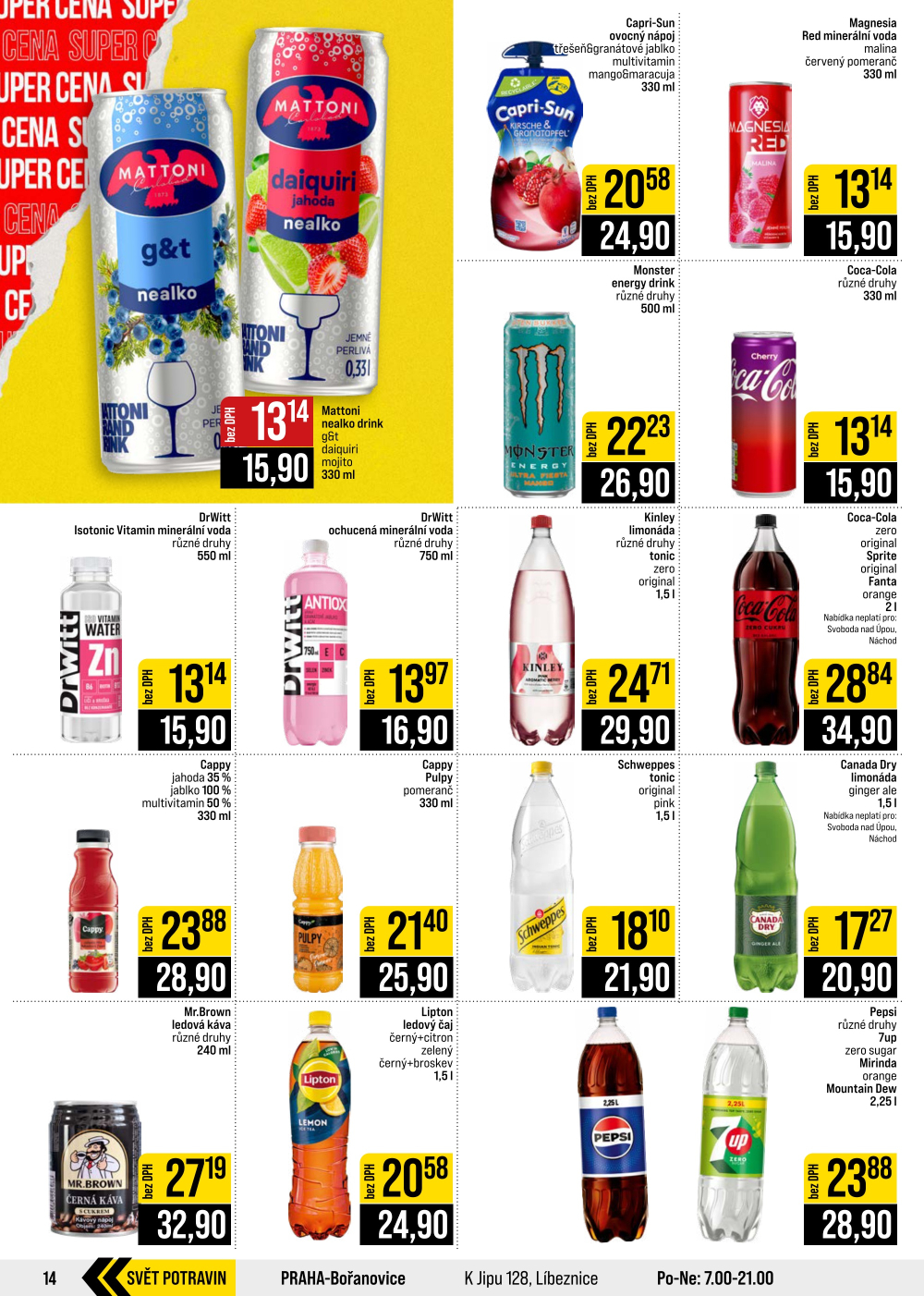 Leták JIP leták CC Cash & Carry - České Budějovice, Most, Náchod, Svoboda nad Úpou, Sušice - strana 14