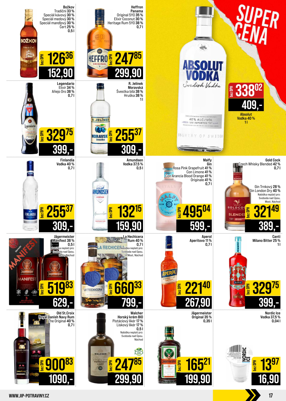 Leták JIP leták CC Cash & Carry - České Budějovice, Most, Náchod, Svoboda nad Úpou, Sušice - strana 17