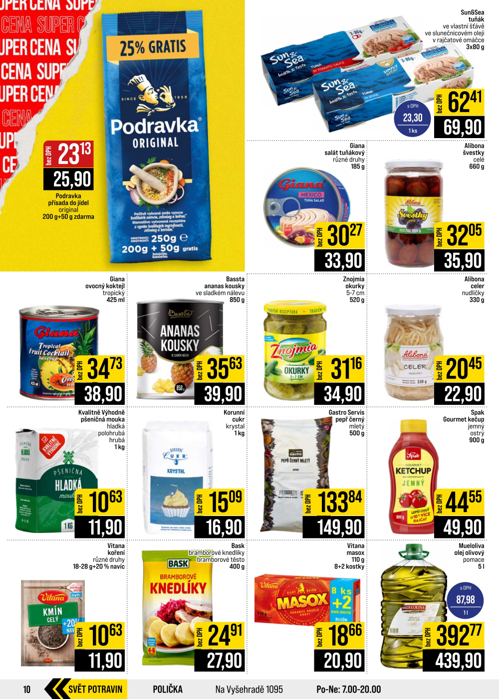Leták JIP leták CC Cash & Carry - Brno, Ostrava, Praha, Polička, Olomouc, Karlovy Vary, Zlín, Jilemnice, Pardubice - strana 10