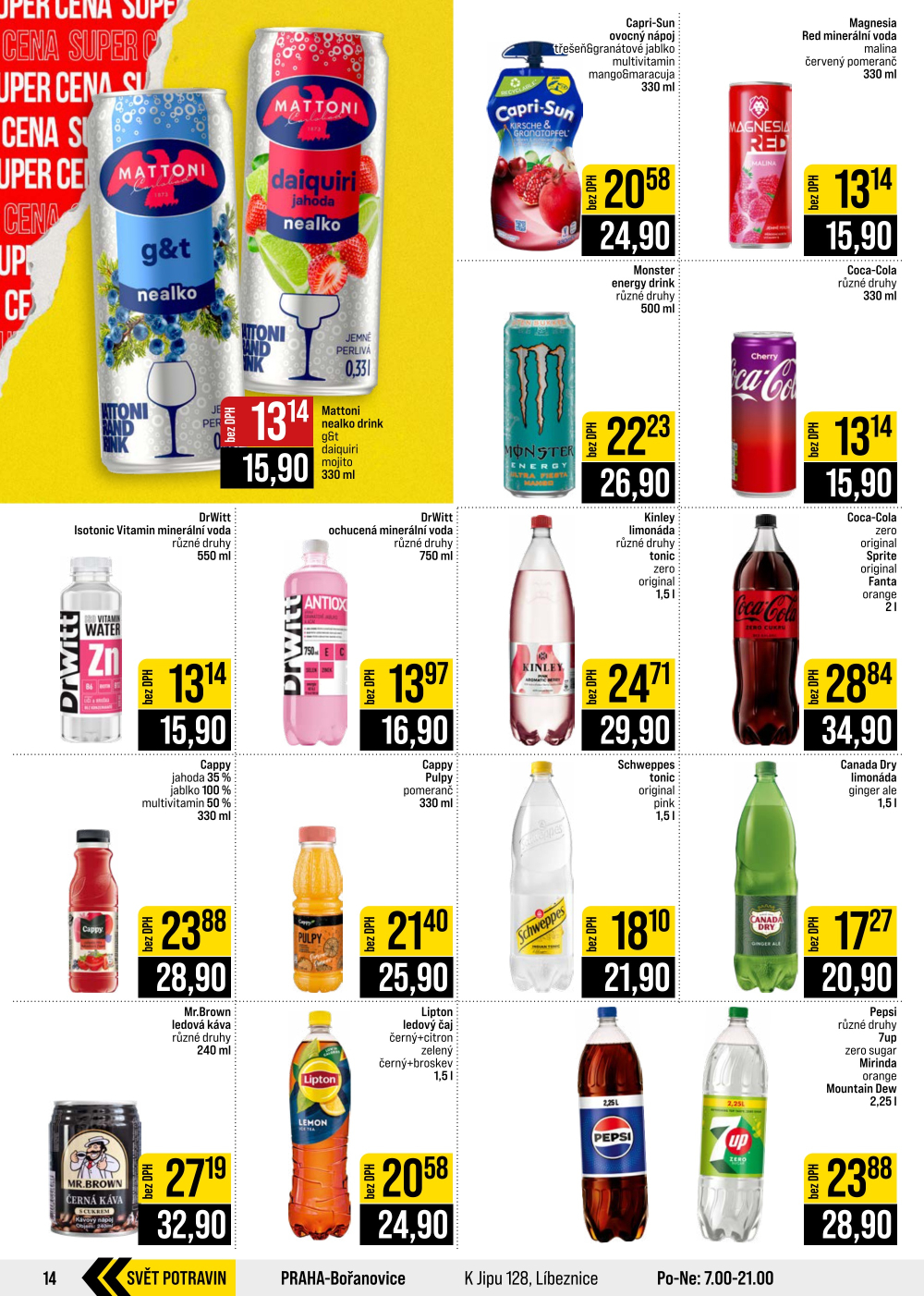 Leták JIP leták CC Cash & Carry - Brno, Ostrava, Praha, Polička, Olomouc, Karlovy Vary, Zlín, Jilemnice, Pardubice - strana 14