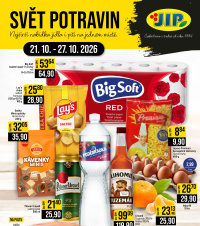 Akční leták JIP  CC Cash & Carry - Brno, Ostrava, Praha, Polička, Olomouc, Karlovy Vary, Zlín, Jilemnice, Pardubice