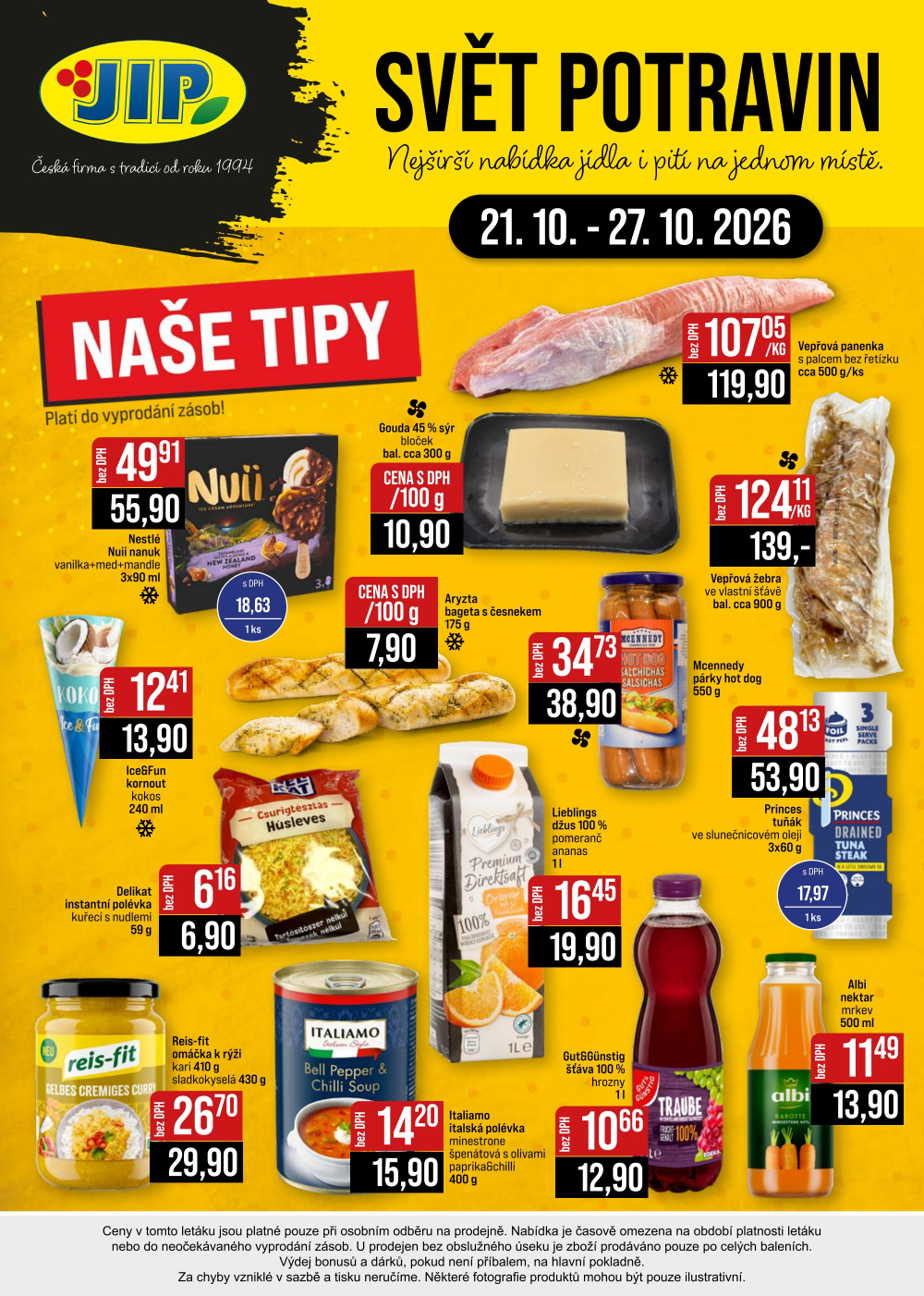 Leták JIP leták CC Cash & Carry - Brno, Ostrava, Praha, Polička, Olomouc, Karlovy Vary, Zlín, Jilemnice, Pardubice - strana 20