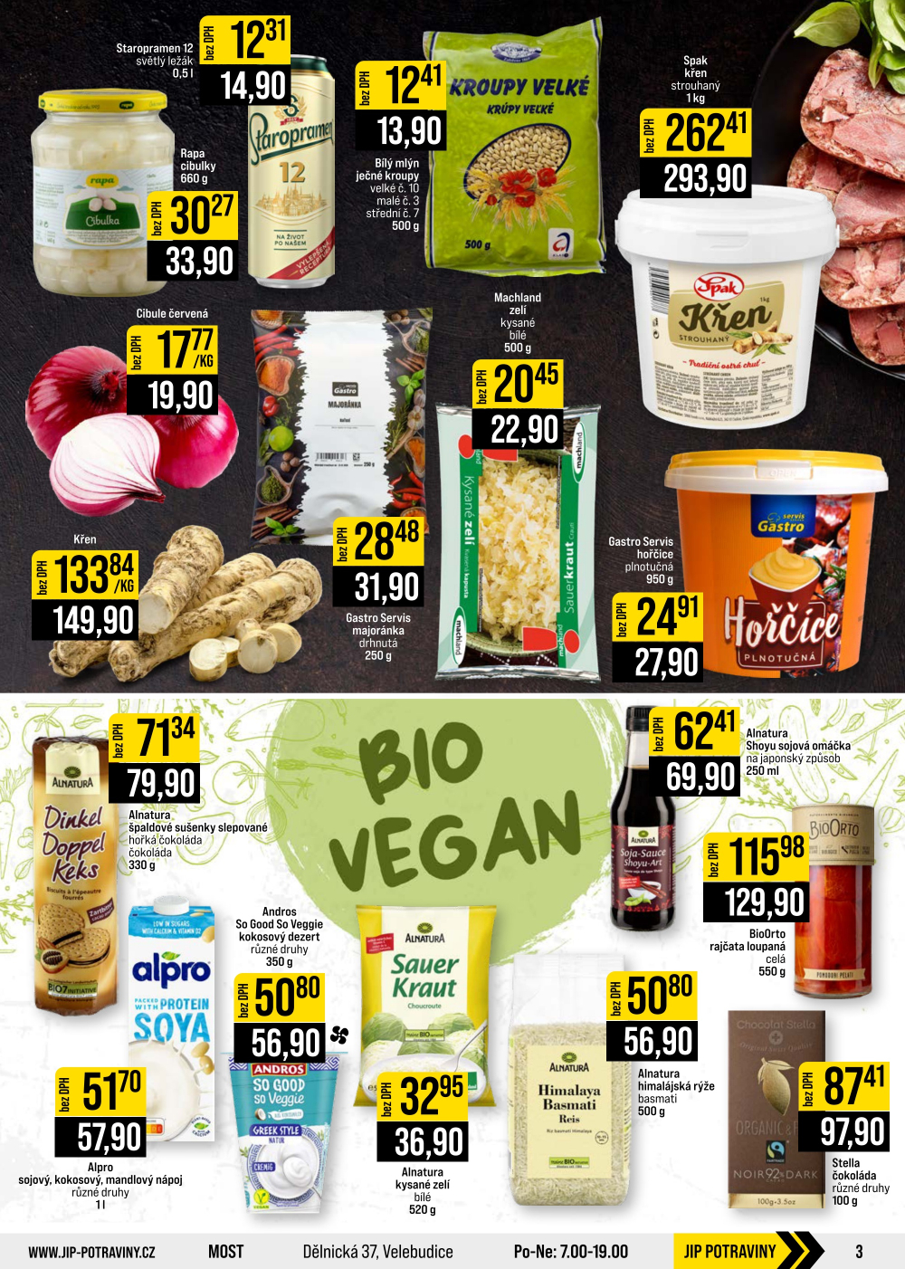 Leták JIP leták CC Cash & Carry - Brno, Ostrava, Praha, Polička, Olomouc, Karlovy Vary, Zlín, Jilemnice, Pardubice - strana 3