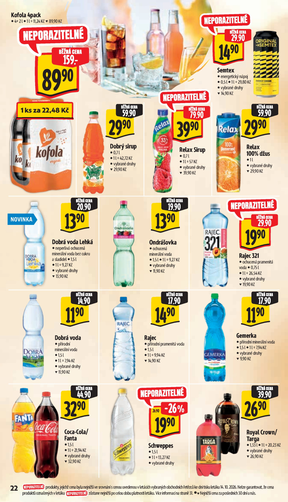 Leták Albert Hypermarket leták - Znojmo, Brněnská - strana 38
