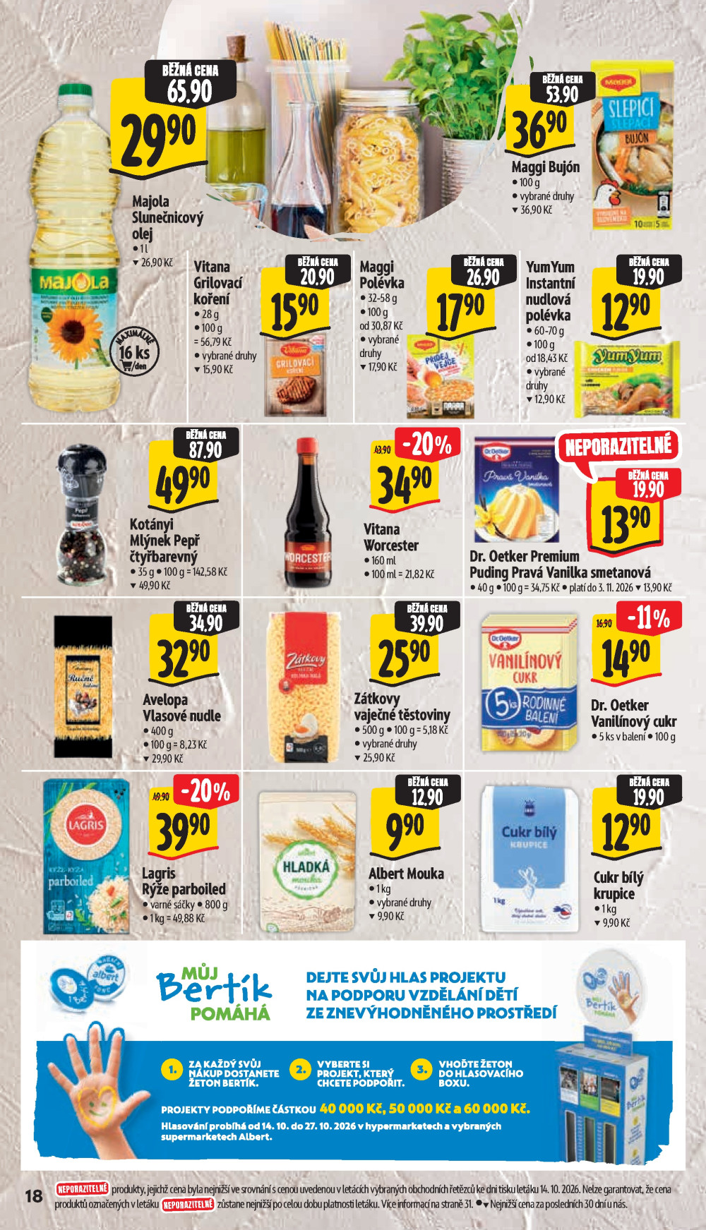 Leták Albert Hypermarket leták - Jablonec nad Nisou, OC Rýnovka - strana 34