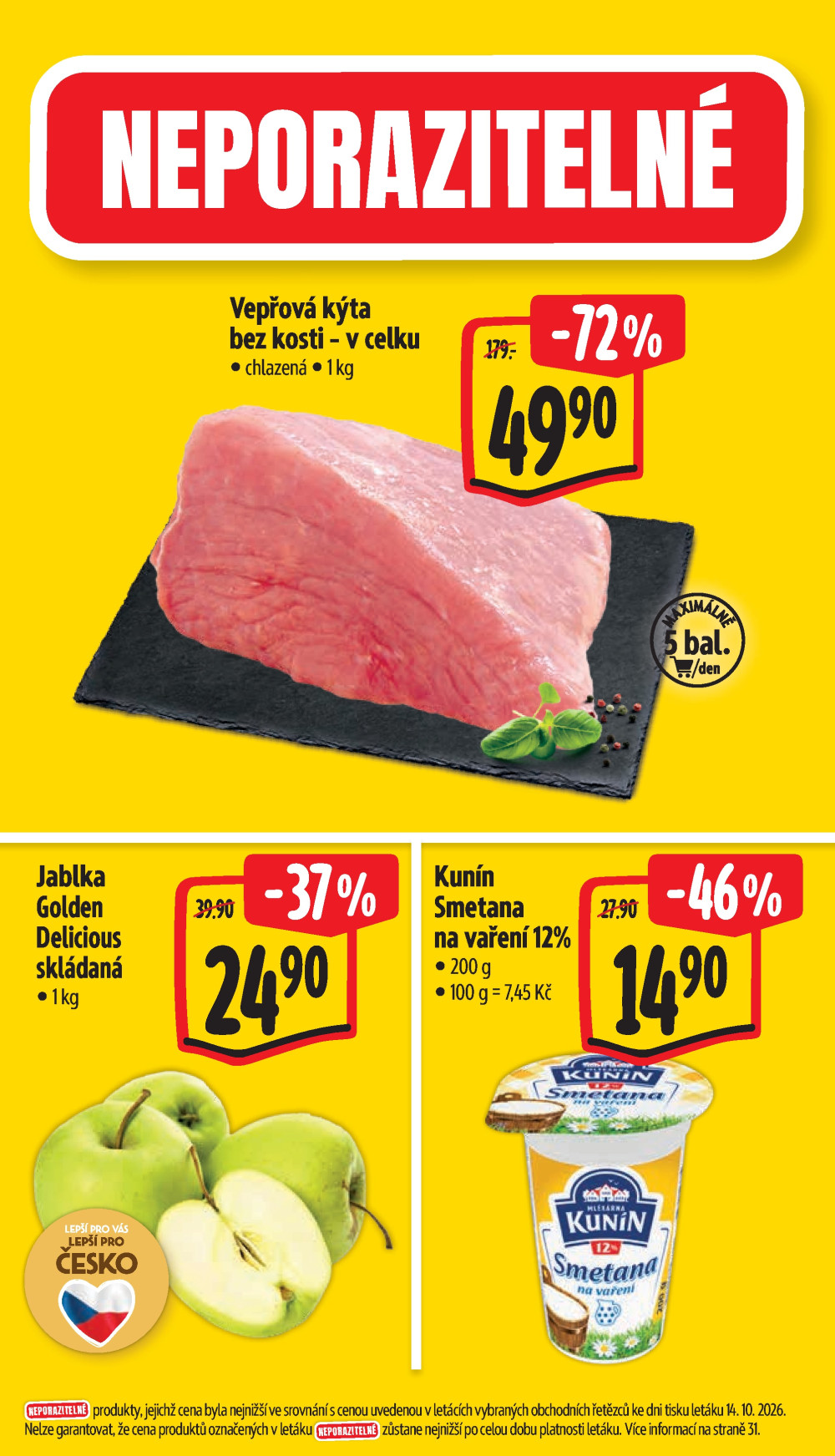 Leták Albert Hypermarket leták - Jablonec nad Nisou, OC Rýnovka - strana 3