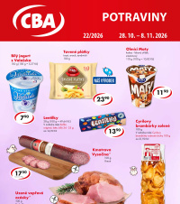 Akční leták CBA Potraviny 