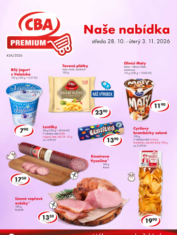CBA Premium leták