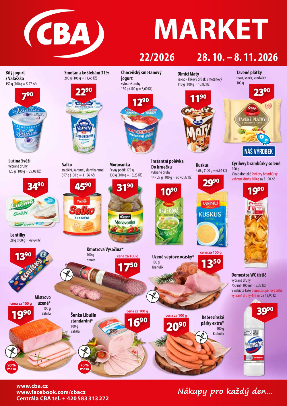 Leták CBA Market leták - strana 1